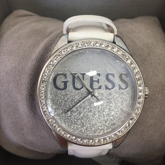 guess glitter watch